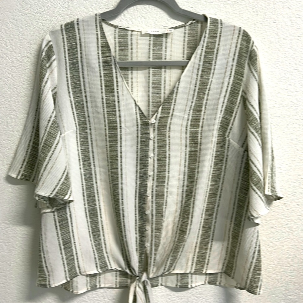 Lush Tie Front Top